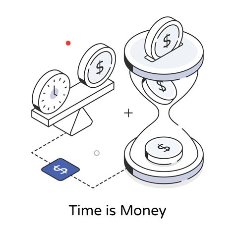 Time is Money 19802816 Vector Art at Vecteezy