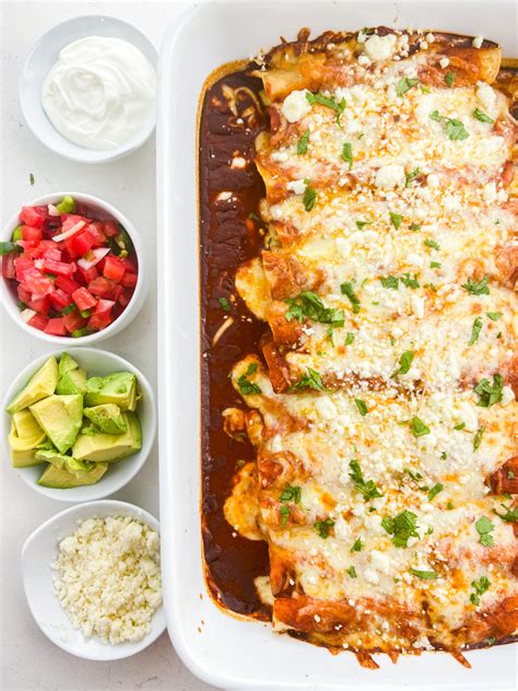 Bean and Cheese Enchiladas Recipe | Life's Ambrosia