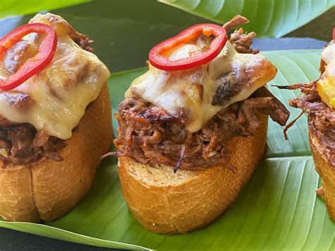 Cuban Ropa Vieja Sandwich Appetizer