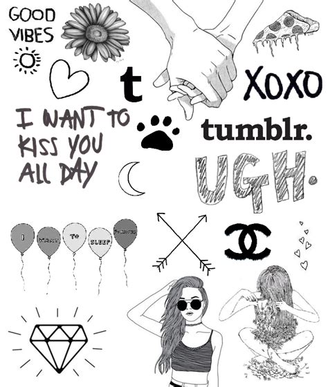 Printable Stickers Black And White