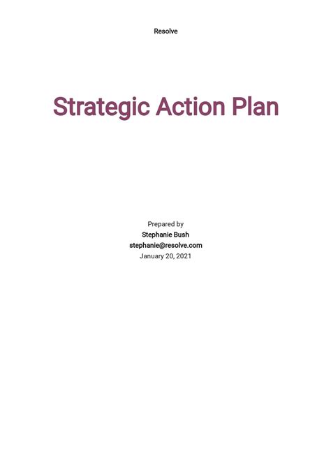 Free Strategic Plan Word Templates, 107+ Download | Template.net