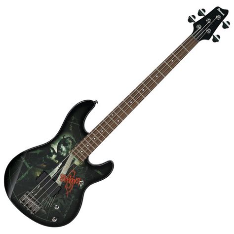 DISC Ibanez Paul Gray Slipknot Signature Tribute Bass Guitar at Gear4music