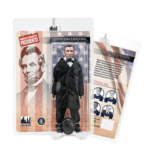 Figures Toy Company US Presidents 8 Inch Action Figures Series: Abraham Lincoln [Black Suit ...