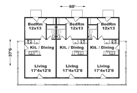 Triplex Floor Plans - floorplans.click