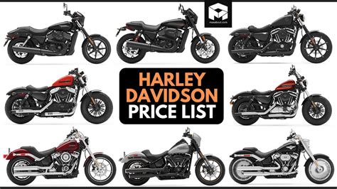 Types Of Harley Davidson Bikes