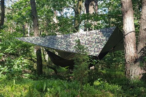 THERMO-Tarp™ 3x3/camo - sklep bushcraftowy BUSHMEN