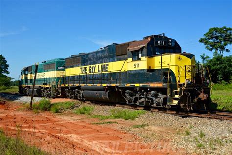 EMD GP38-2 Diesel Locomotive, BAYL 511 in Abbeville, Alabama, USA ...