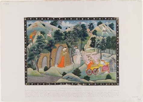 "Ravana's Abduction of Sita, folio from a Ramayana Series" anonymous painter - Artwork on USEUM