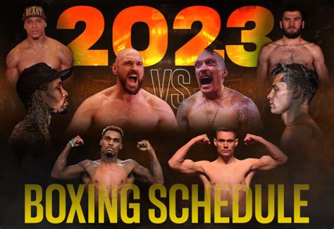 Boxing Schedule 2024: Upcoming Boxing Fixtures