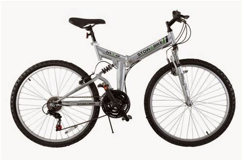 Exercise Bike Zone: Stowabike 26" Folding Dual Suspension Mountain Bike 18 Speed Shimano Bicycle ...