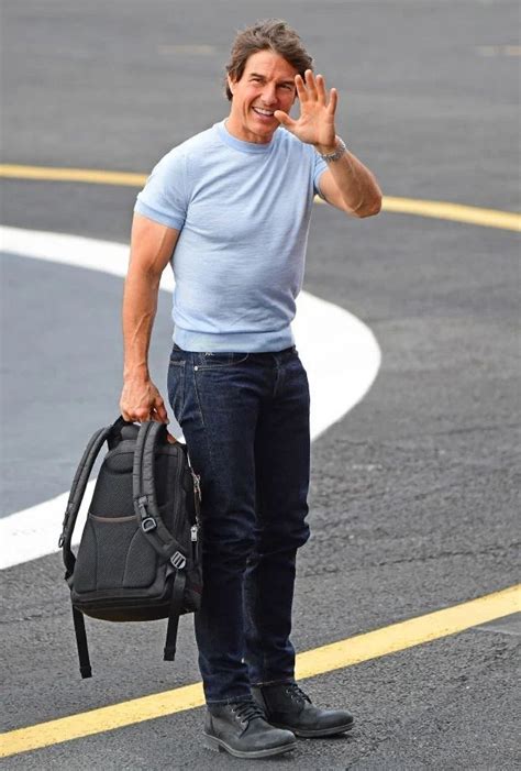 Tom Cruise Is Buff In Tight T-Shirt After 60th Birthday As He Prepares ...