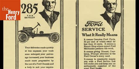 Henry Ford Model T Advertisement