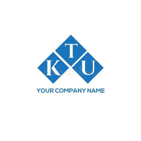 KTU Letter Logo Design on White Background. KTU Creative Initials Letter Logo Concept Stock ...