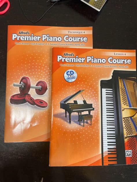 Alfred premier piano lesson technique 4, Hobbies & Toys, Music & Media, Music Scores on Carousell
