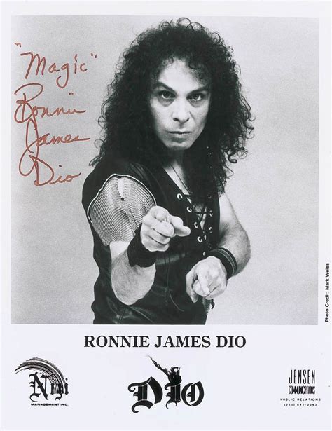 Ronnie James Dio | PSA AutographFacts℠