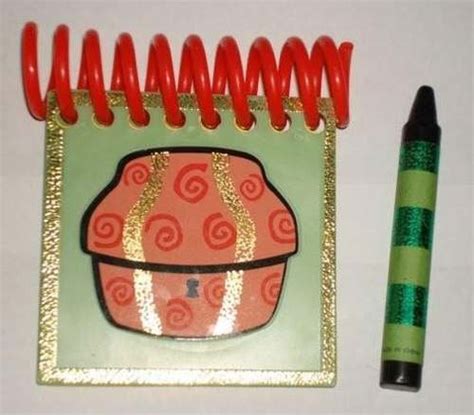 EUC~Blues Clues Treasure Hunt Notebook & Foil Crayon | #102246364