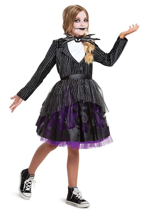 Girls Jack Skellington Nightmare Before Christmas Tutu Deluxe Costume