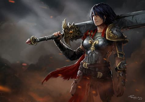 To whomever made this Bellona fan art: I thank you!: Smite HD wallpaper ...