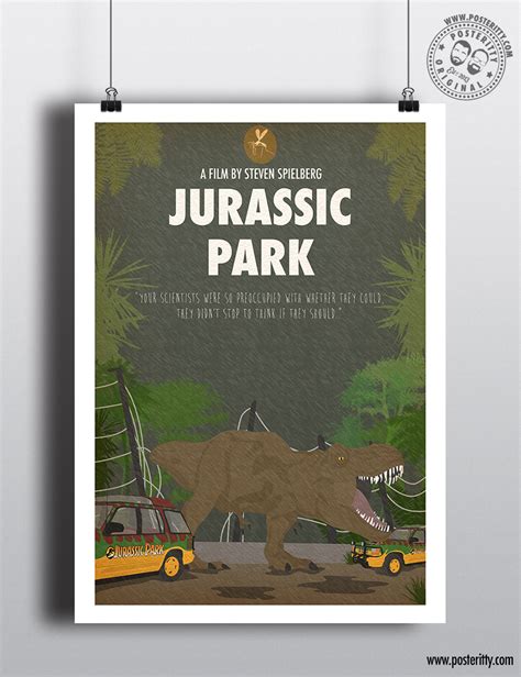 Jurassic Park - Minimalist Movie Poster — Posteritty