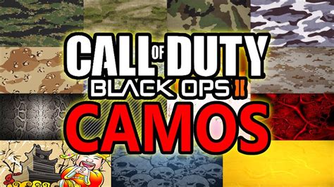 Black Ops 2 - ALL GUN CAMOS! (Call of Duty BO2 Multiplayer Weapon Camo ...