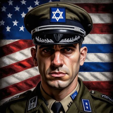 Evil jewish israeli American military officer, menac...