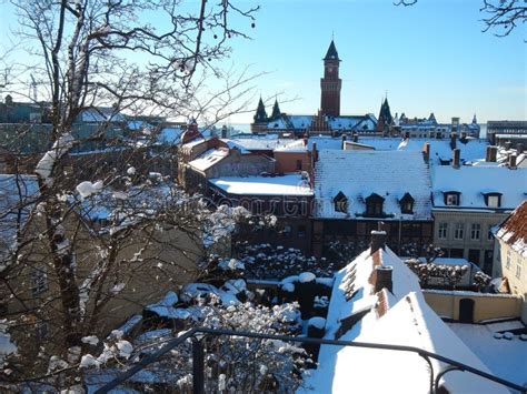 Snow and Winter Scenary in Sweden Stock Photo - Image of helsingborg, karnan: 128812168