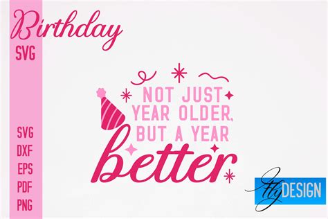 Birthday SVG | Happy Birthday Quotes SVG Design | Happy Days SVG By Fly ...