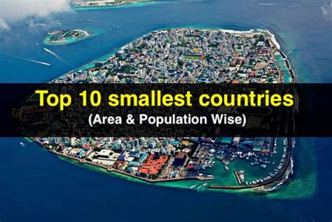 Smallest Countries in the World by Area & Population - Winspire Magazine