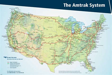 The Amtrak System Map : r/MapPorn