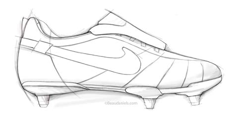 Soccer Cleats Drawing at PaintingValley.com | Explore collection of ...