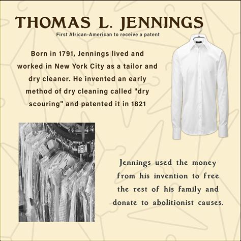 Thomas L. Jennings - Inventor | African american history facts, Teaching black history, American ...