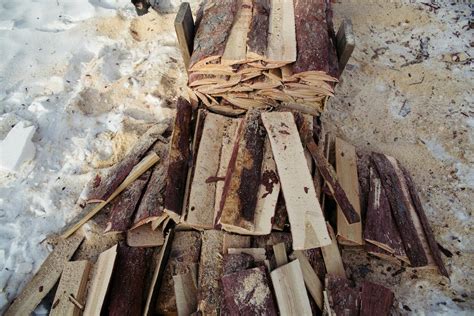 Close Up of Wood Pile · Free Stock Photo