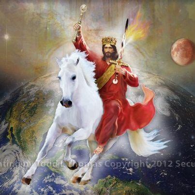 Jesus coming back on a White Horse | Jesus art, Jesus painting ...