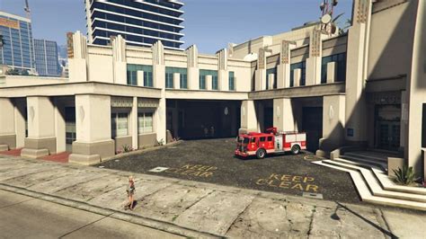 Where is the fire station on the GTA 5 map?