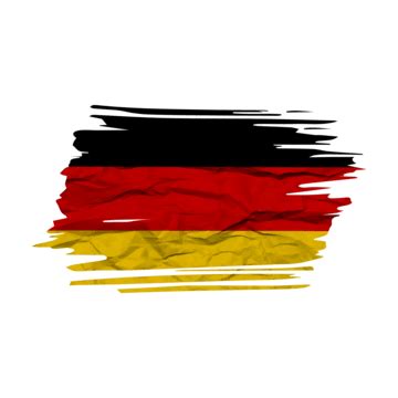 Germany Flag Transparent Watercolor Brush, Germany Flag, Brush Stroke ...