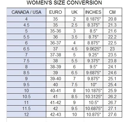 Size Chart