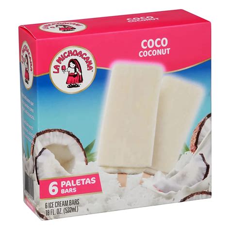 La Michoacana Coconut Bars - Shop Ice Cream & Treats at H-E-B