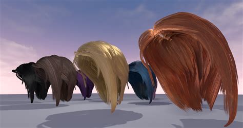 Hair Shader Pack - Unreal Engine+Unity Hair Shaders by RRFreelance