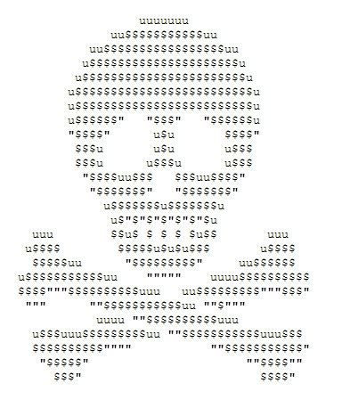 ASCII Skull Art #skull #skulls #obsessedwithskulls #obsessed-with-skulls #ascii-art | Educacion