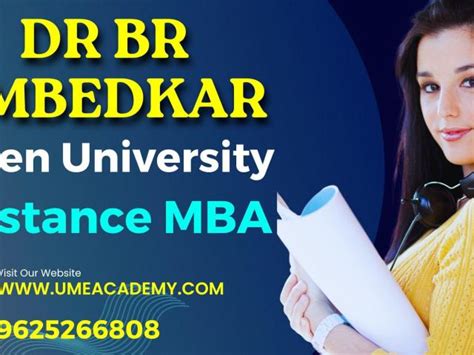 DR BR Ambedkar Open University Distance MBA