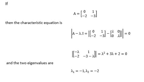 MATLAB Eigenvalues and Eigenvectors - Javatpoint