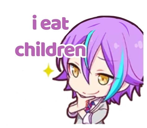 kamishiro rui eats child | Gay sticker, Vocaloid funny, Funny stamp