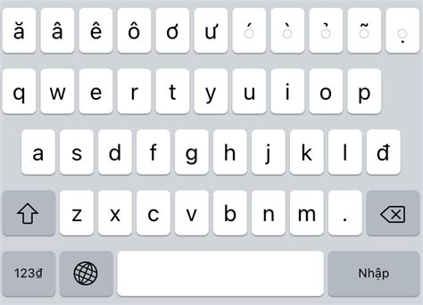 Visual Vietnamese Keyboard for iPhone and iPad