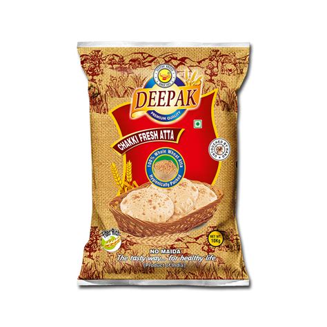 Chakki Fresh Atta | Deepak Brand | SS INDIA FOODS PVT. LTD. | Regular ...