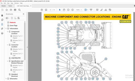 CAT 262C Skid Steer Loader Electrical System Schematic Manual - PDF DOWNLOAD - HeyDownloads ...