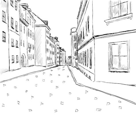 Street sketch Vectors & Illustrations for Free Download | Freepik