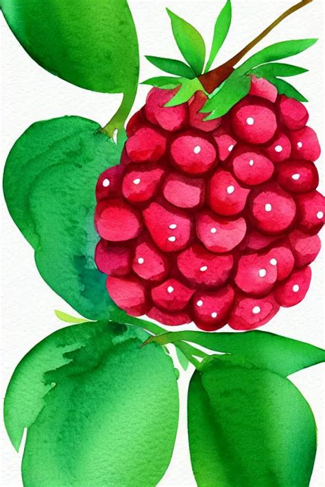 minimalist watercolor art of a berry, illustration, | Stable Diffusion | OpenArt