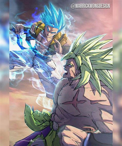 Gogeta Vs Broly Drawings