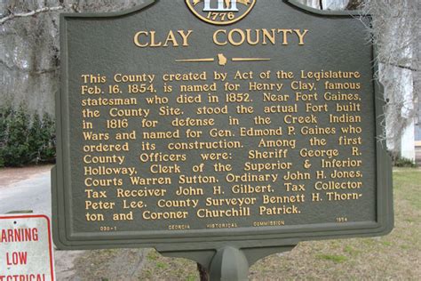 Clay County - Georgia Historical Society