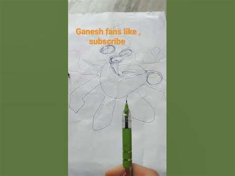 Ganesh g Drawing with water colour #viral #drawing #art #artshorts - YouTube